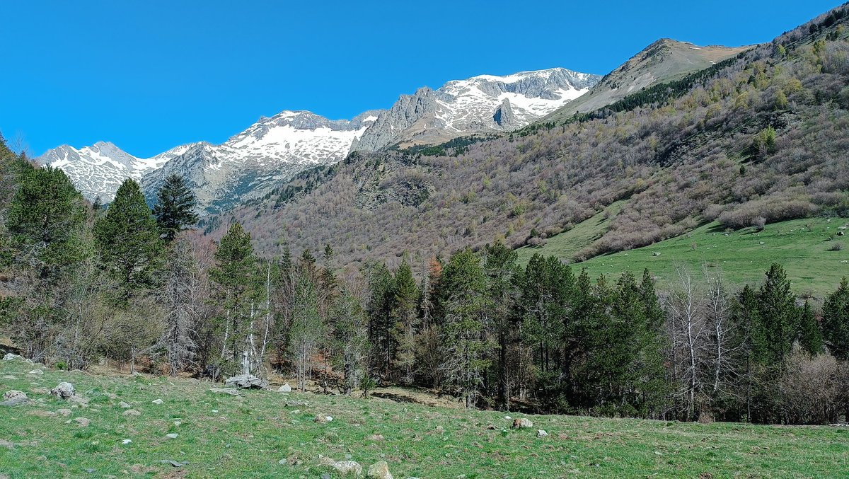 Ordesa en otoño, pero Estós en primavera. Qué belleza, por favor. #benasque #pirineoaragonés