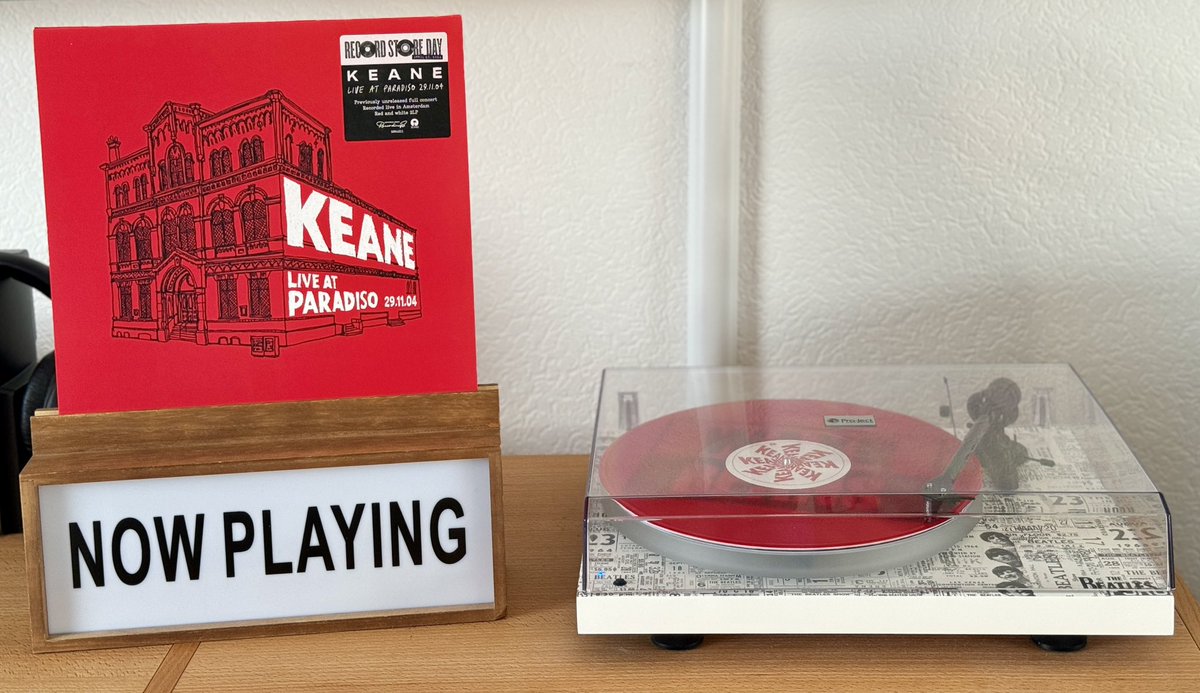 #NowPlaying️ Keane - Live At Paradiso 29.11.2004 (#RSD2024 release)