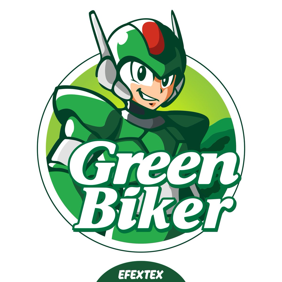 Green Biker 🫛 (Green Giant parody ) #MEGAMAN #ロックマン