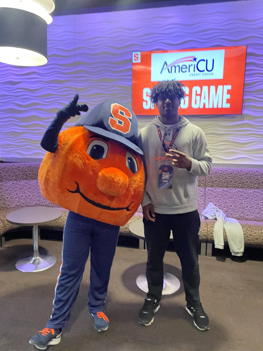 had a great day at the cuse spring game!! <a href="/CoachNickWill/">Nick Williams</a> @tony_giovagnoli