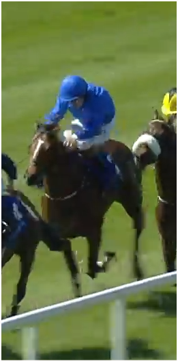 These Mrs P K Cooper colours are so like Godolphin silks, look slightly lighter blue Not colours that got my attention in past