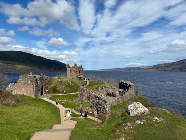 We love seeing snaps and selfies from your Historic Scotland adventures! New member Nick Brown got the classic shot of Urquhart Castle and Loch Ness on their recent tour of Scotland. Thanks and welcome aboard, NIck!