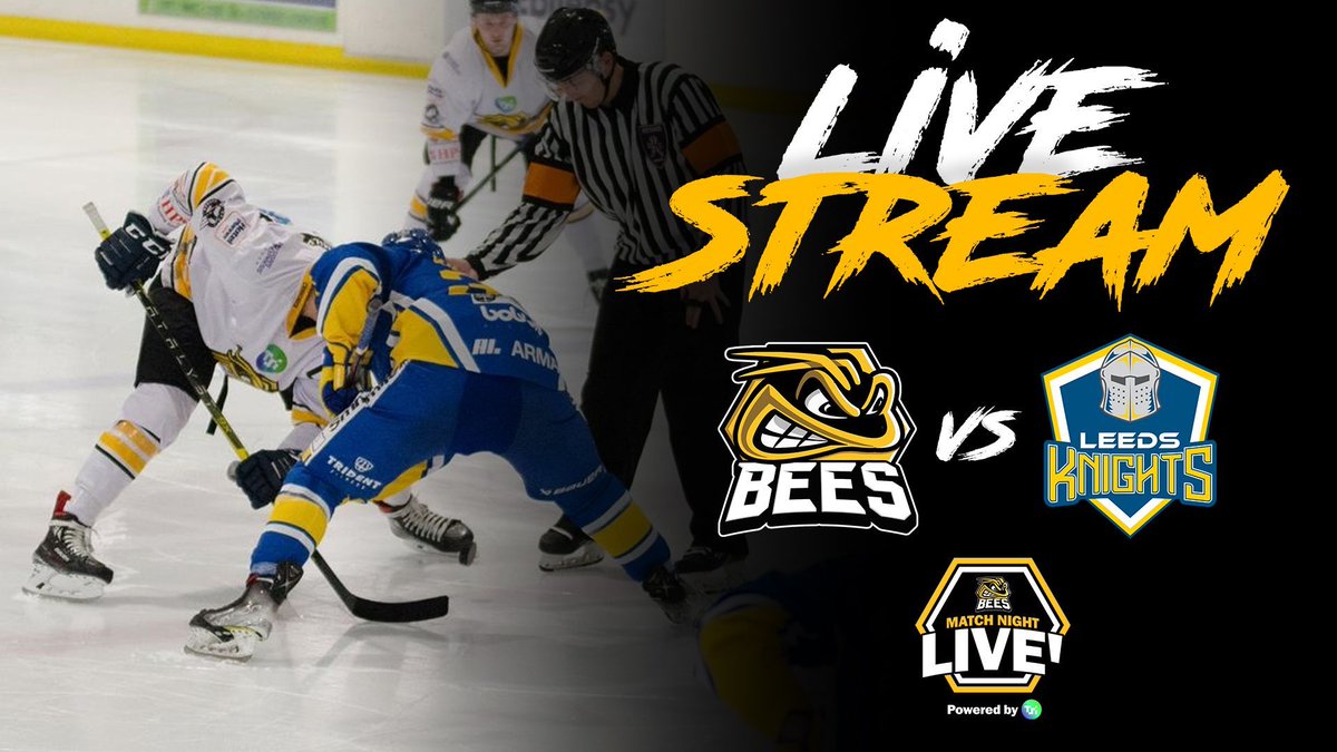 𝗟𝗜𝗩𝗘 𝗦𝗧𝗥𝗘𝗔𝗠! 🎥 Can't make it to Slough Ice Arena for tonight's game against the Leeds Knights? You can catch all of the action on our live stream 👇 🎟️ buff.ly/427DwS4