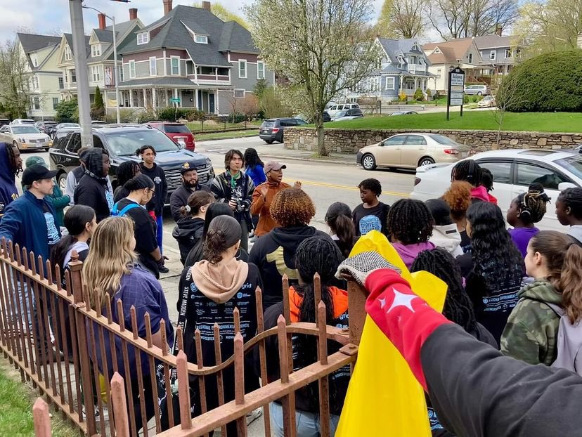 The @RECWorcester Earth Day was a success! 🌎♻️. In addition to cleaning up sites across the district @MassAGO joined students from @BWSPUpwardBound to discuss environmental justice, community advocacy, and youth engagement in the civic process #MAPoli #MALeg