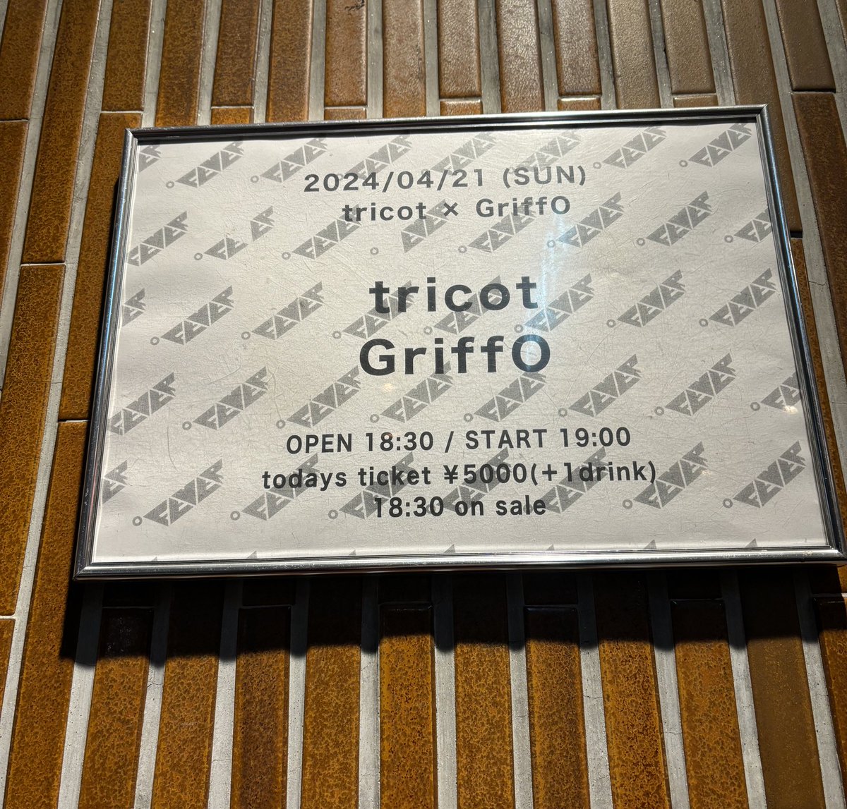 1wVOR1nw8e14289's tweet photo. シンクロニシティで観られなかったからGriffo聴けてよかったー
tricotは今日もすごい熱量でかっこいいし楽しかったから首ブン回して聴いた
#tricot
#tricot_band
#Griffo
#fever https://t.co/cOsZup7VKY