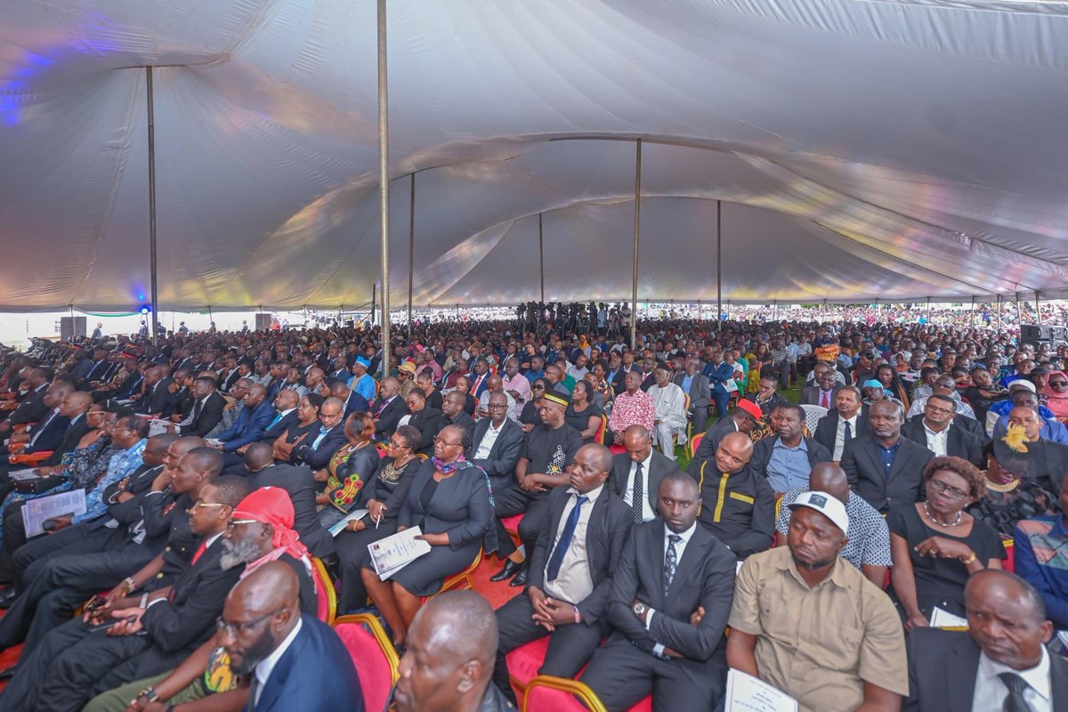 Today, we bid farewell to the Country’s Chief of the Defence Forces; Gen. Francis Omondi Ogolla, a man who lived by the law, lived by the bible and who live for this country. I join H.E. President Dr. @WilliamsRuto and all Kenyans in the final salute for a man who dedicated