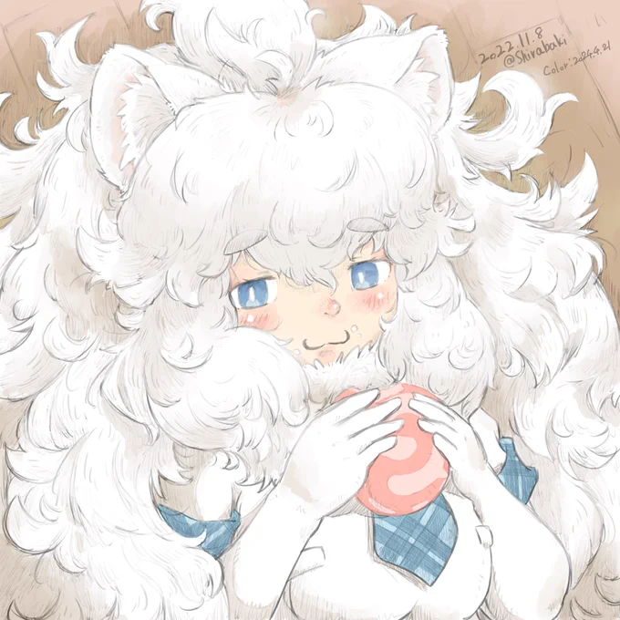 疲れすぎて新規に描く気力がお亡くなり状態なので過去絵の色付けでお茶を濁すなど。 