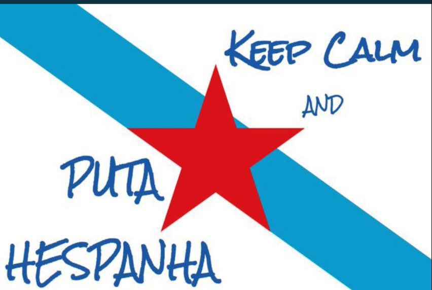 Viva #CastillaLibre!!!
Viva #AndaluciaLibre!!!
Gora #EuskalHerriaAskatuta!!!
Viva #GalizaCeive!!!
Visca #CatalunyaLliure!!!
#putahespanha