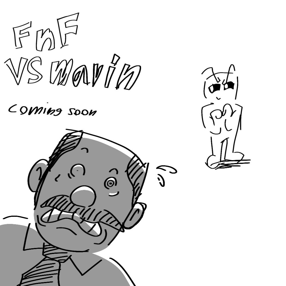 Thunder92A's tweet photo. FnF vs marvin mod development progress soon!!!  art by ( @aleks2020191 ). https://t.co/Ep7MZxaNuO
