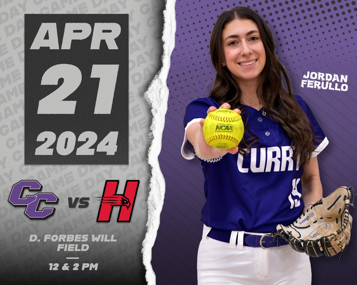 GAME DAY!!! Baseball vs Hartford • 11 am & 2 pm Softball vs Hartford • 12 & 2 pm WTEN vs Husson • 11 am #BleedPurple