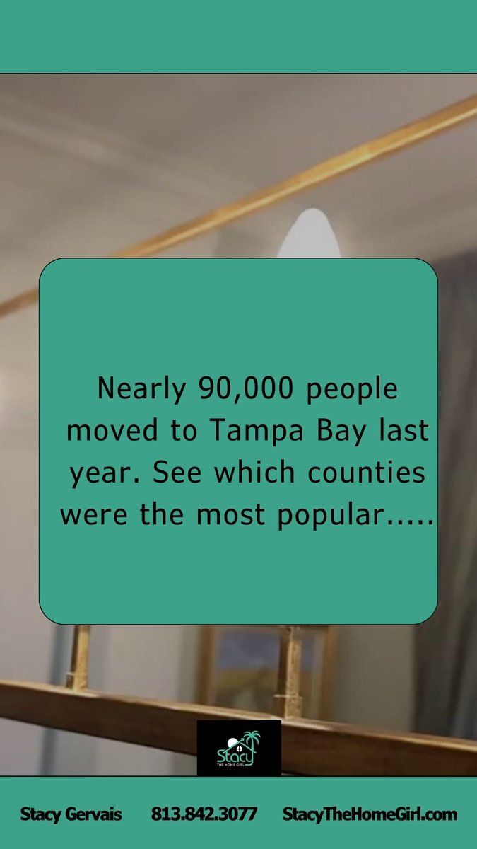 Lots of people moving to the Tampa area still...bizjournals.com/tampabay/news/…
How Can I help? #Stacythehomegirl #LandOLakes #Lutz #PascoRealtor #Tampa