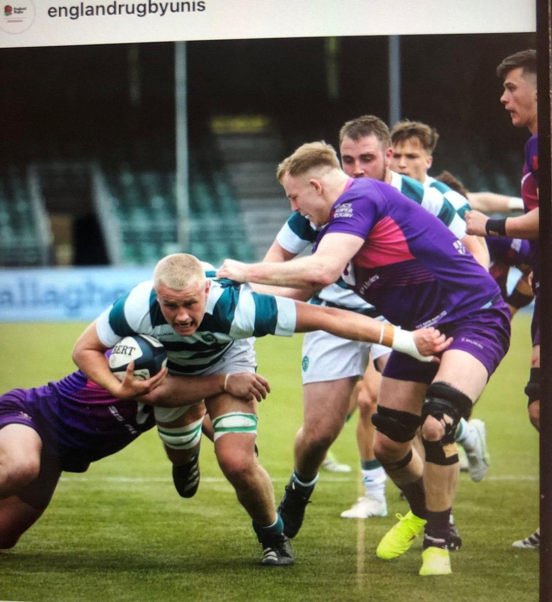 💜Well done to our Loughborough team💜Henri leading the winners of BUCS Super rugby 🏆 to victory in his 3 rd year at University go well son 💜