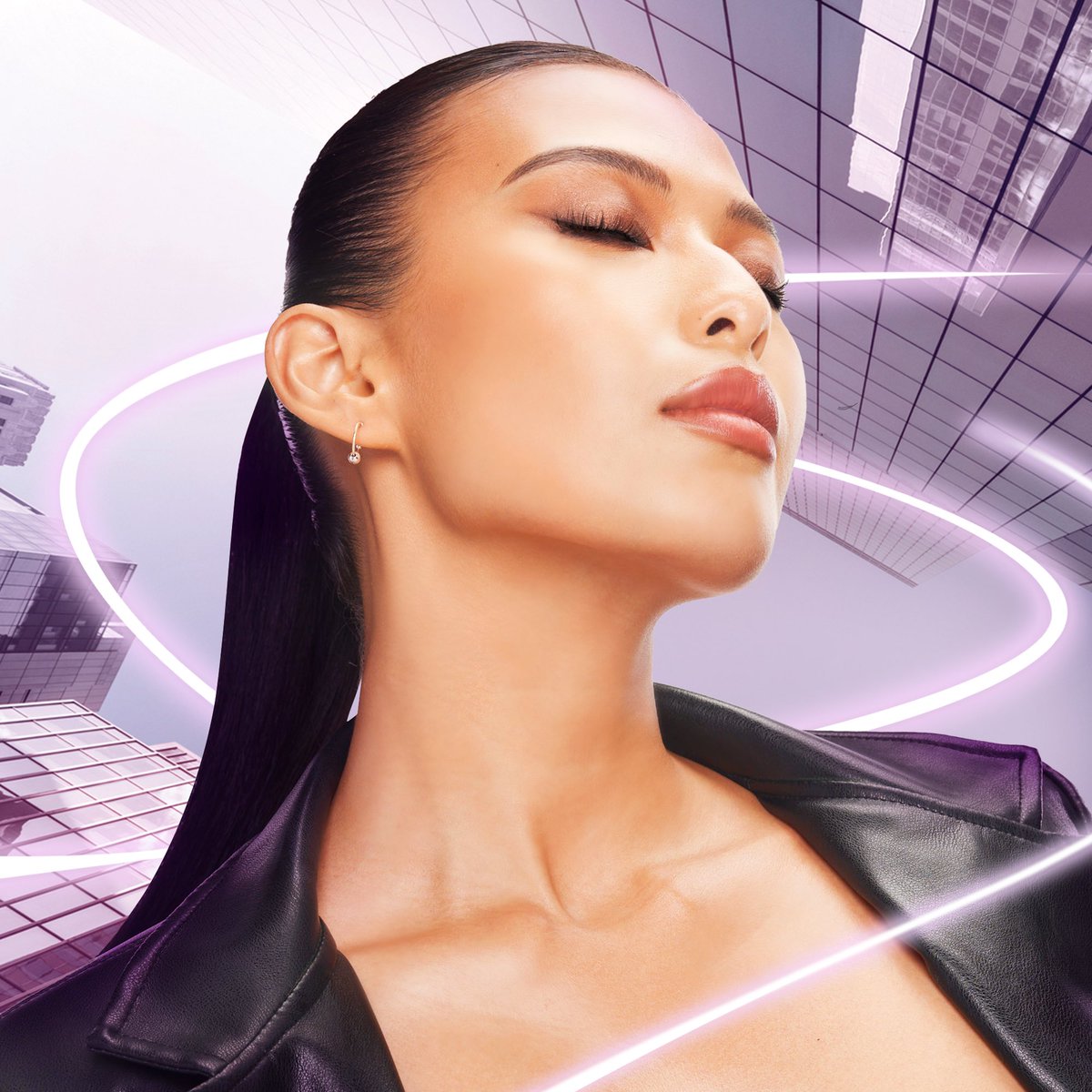 The new star of the lumiverse @michellemdee lights up the galaxies from afar with her #LumiMatteGLow💜​ ​ #EnterDeeLumiverse and experience the long-wearing lightweight foundation 💫​ ​ #SuperStayLumiMatte​ #MissLumiverse​ #MaybellinePH