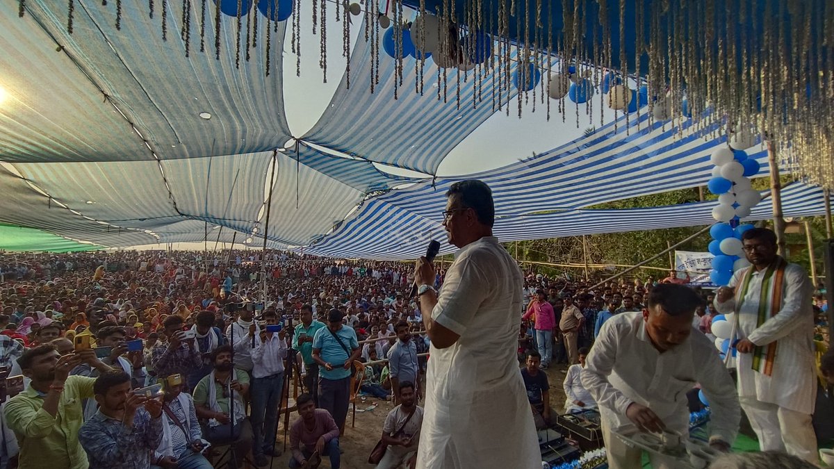 Always a pleasure to witness the love that people of Murshidabad have for our leader @MamataOfficial! Sharing a few pictures to give a glimpse of the energy here..