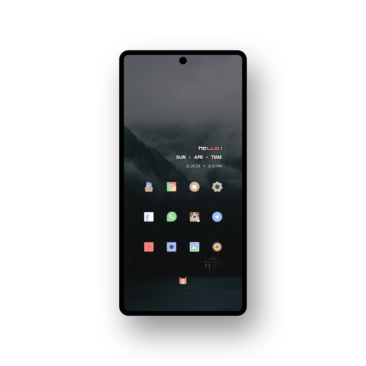 trying to minimalist setup.😁 kwgt by : @ppickCH wall from delta icon delta icon pack creativeapps.