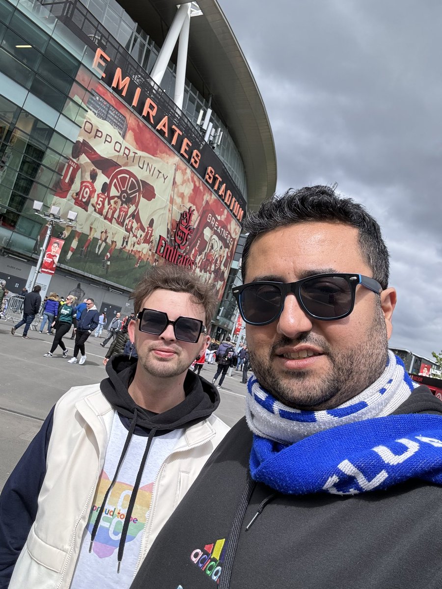 Arsenal (a) - @LCFC_Women - 2nd LCFCW away game for me & Jake’s first LCFCW game 🙌🏾🦊💙 Lovely to see some of @LCFCWomenSC & @FoxesPride 🤩🦊💙 #ArsLei