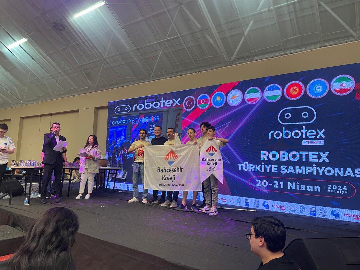 BhcIsk's tweet photo. Fen/Tek.Lisesi öğrencilerimiz Antalya'da gerçekleşen 2024 Robotex Türkiye Şampiyonasında Jüri Özel Ödülü alarak Estonya'da gerçekleşecek  Uluslararası yarışmaya çıkma hakkı kazanmıştır. Öğrencilerimizi ve öğretmenlerimizi tebrik ediyoruz.
@TrkErsen @osmanzekiozger @mahmutreyhani https://t.co/01pLgkpGnZ