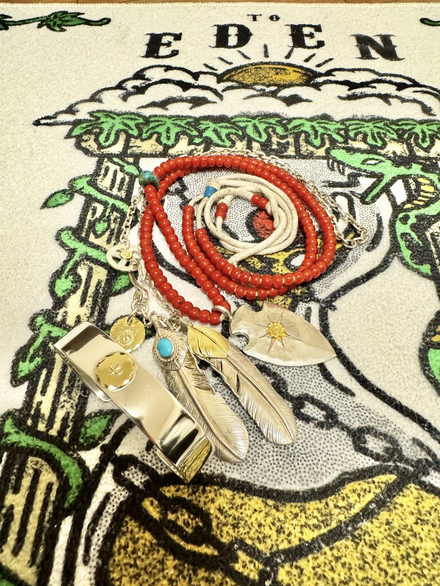 fukuchan_0818's tweet image. 3回目の入店🦅
平打ちブレスと全金太陽メタルをゲット☀️
今回も素敵な出逢いがありました！
また来月🔥
#goros
#ゴローズ