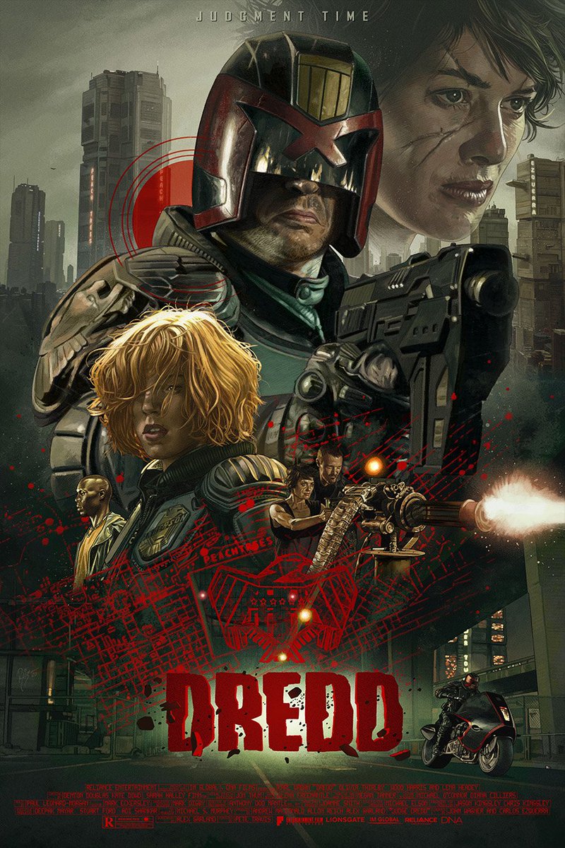 Dredd (2012) Any fans? (Art: Ruiz Burgos) #Movies