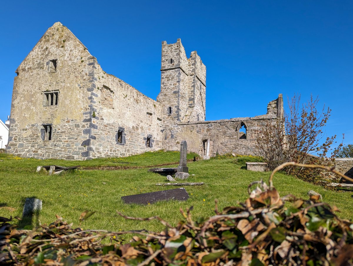 Rathmullan Abbey in late April sunshine