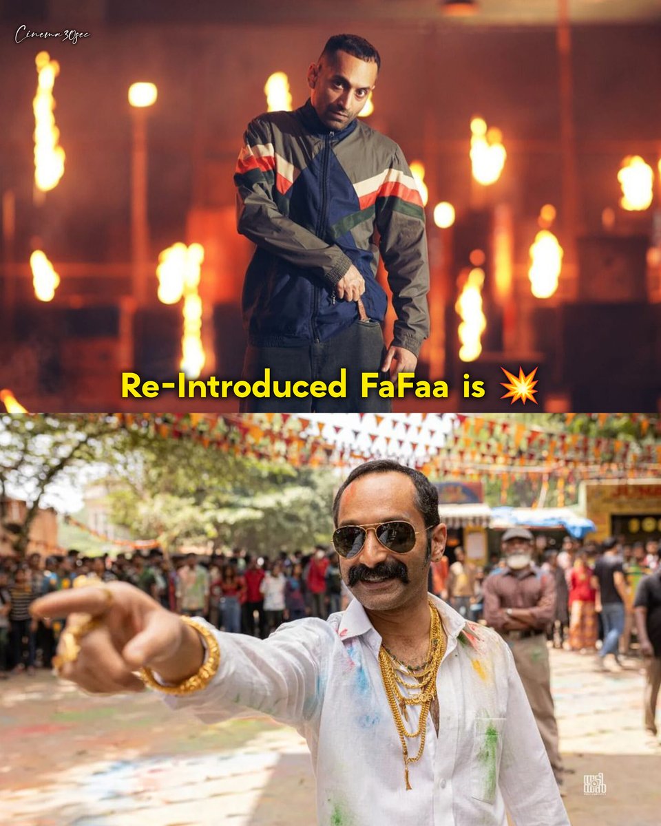 Re-Introduced FaFaa is 🔥 📷
#Aavesham #FahadhFaasil