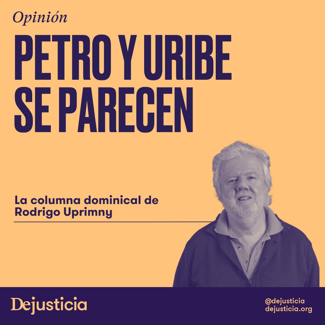 Dejusticia's tweet photo. 🧵 | El poder constituyente, del que habla Petro, y el Estado de opinión, que pregonaba Uribe, se parecen. Ambas figuras son ambiguas y peligrosas; erosionan los controles horizontales y el Estado de Derecho.

🔗| Lea aquí la columna de @RodrigoUprimny: https://t.co/W999tqmiyn https://t.co/1INL5LKPPK