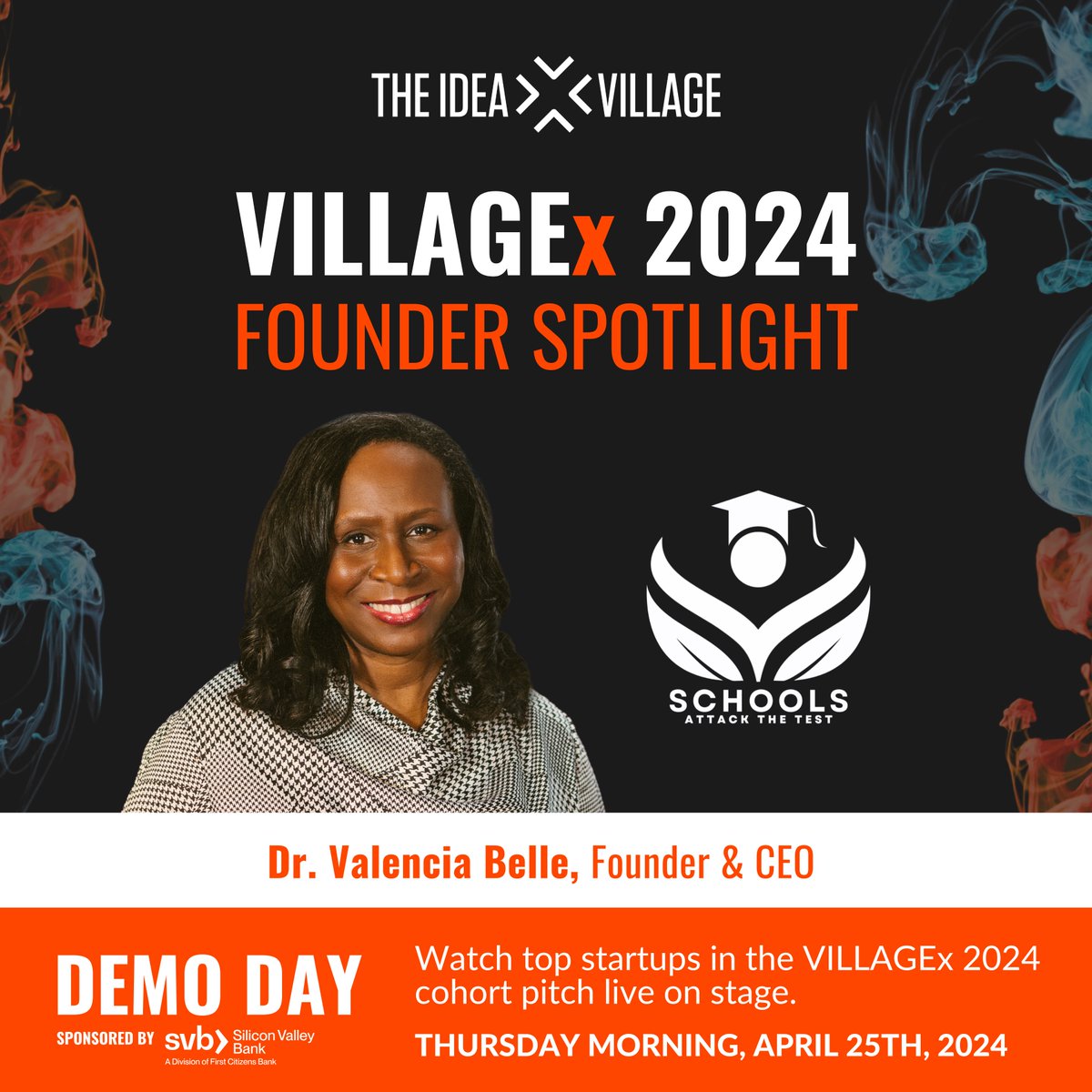 ✏️ Meet Valencia Belle, founder of SCHOOLS! V.B Ideas LLC / SCHOOLS offers affordable test prep for social justice, aiming to break the cycle of poverty with one high test score. 🎓 Through Goal Based Learning, they ensure access to information for all. ideavillage.org/demoday2024