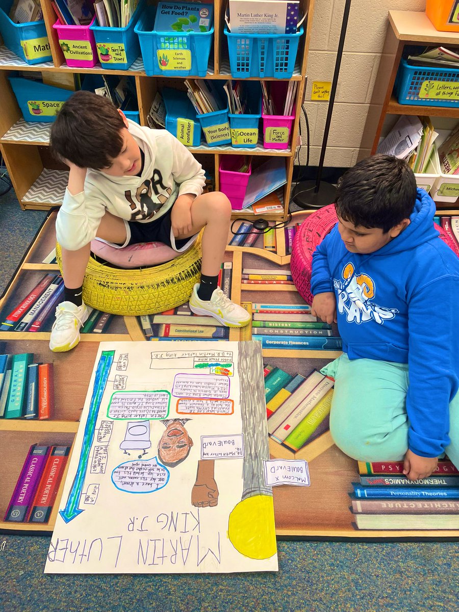 Rozal Ghazanfar (@ghazanfar_rozal) on Twitter photo My 2nd graders went to @GMunazzah 3rd grade class to learn about so many famous people and get inspiration for our upcoming research unit!
Those Biography posters were 🤩 👏
<a href="/centreridgees/">Centre Ridge Rams</a> #cresconnections My 2nd graders went to @GMunazzah 3rd grade class to learn about so many famous people and get inspiration for our upcoming research unit!
Those Biography posters were 🤩 👏
<a href="/centreridgees/">Centre Ridge Rams</a> #cresconnections