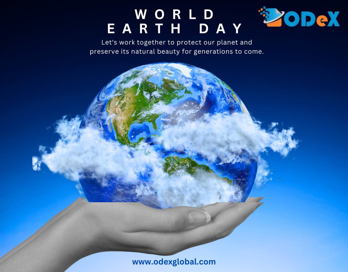 Happy World Earth Day! Let's embrace sustainability and safeguard our planet for future generations. 
#ODeX #ODeXglobal #OceanShipping #WorldEarthDay