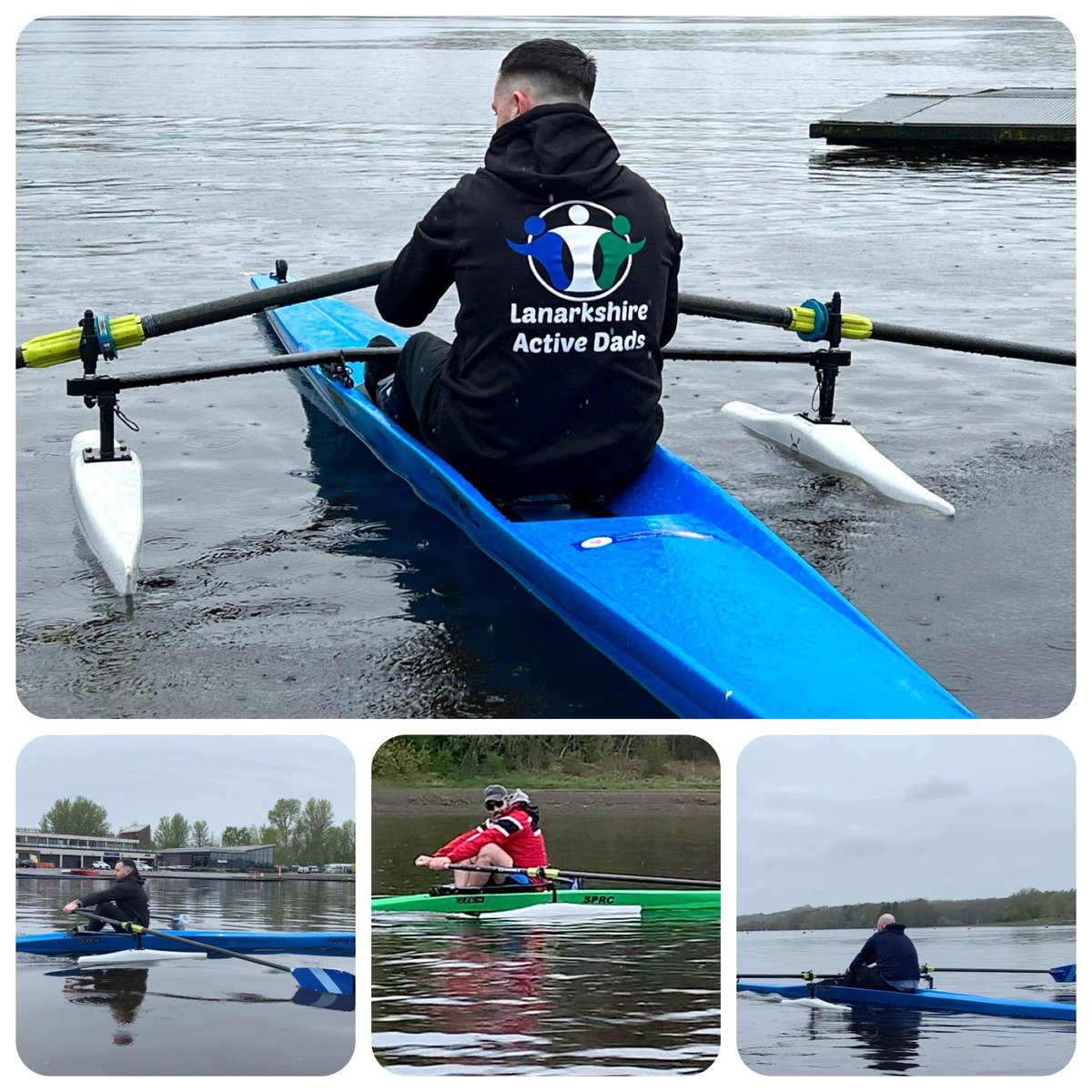 Back on the water this morning #CommunityRowing with some of the Lanarkshire Active Dads group. Great to start this block of sessions with some flat water - looking forward to seeing where we can get to in the coming weeks @SP_RC1 @ScottishRowing @active_nl @FoundationScot