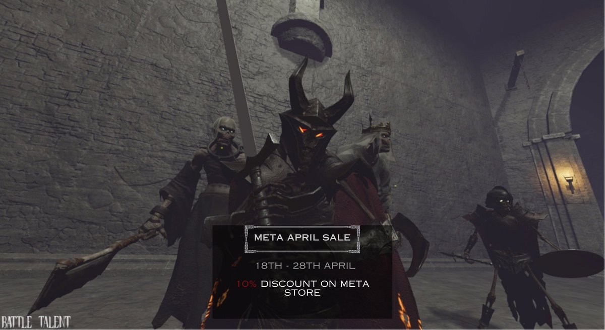 Battle Talent is now available at a 10% Discount in the Meta April Sale. This discount lasts through April 28th
#battletalent #battletalentvr #virtualreality #GamingNews