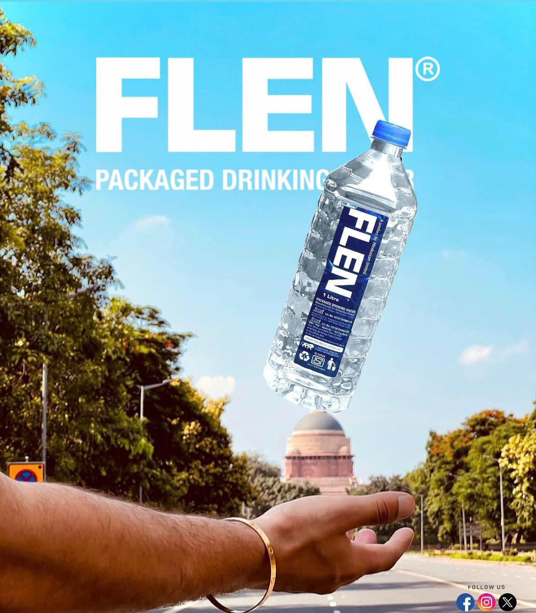 Unlock pure refreshment with Flen! 
Drink better, feel better. Stay hydrated with Flen Water
. 
.
.
#FlenWater #PureRefreshment #StayHydrated #hindustanunited #hydratewithflen #repost #viralcontnet #flen #fmcgproducts #FMCG #goodforhealth #premium #trending #hotseller