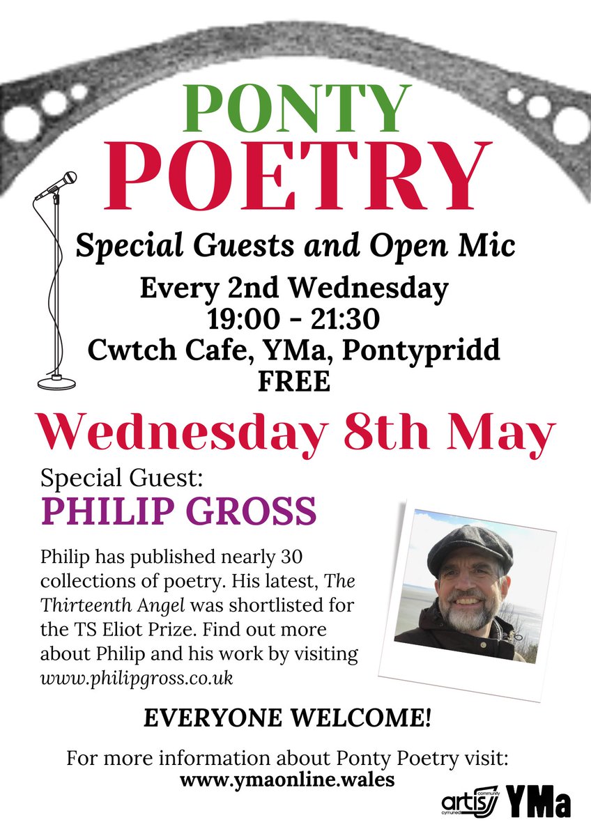 Brave new poetry venue getting itself established at the heart of the South Wales Valleys. Very happy to be on board for this event.