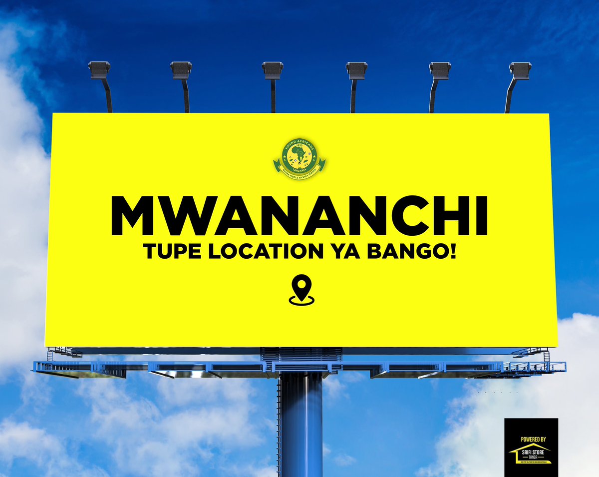 Mwananchi tupe location ya 𝐁𝐀𝐍𝐆𝐎 ujishindie Zawadi kutoka Zawadi kutoka Saifi Store🤩

#TimuYaWananchi 
#DaimaMbeleNyumaMwiko