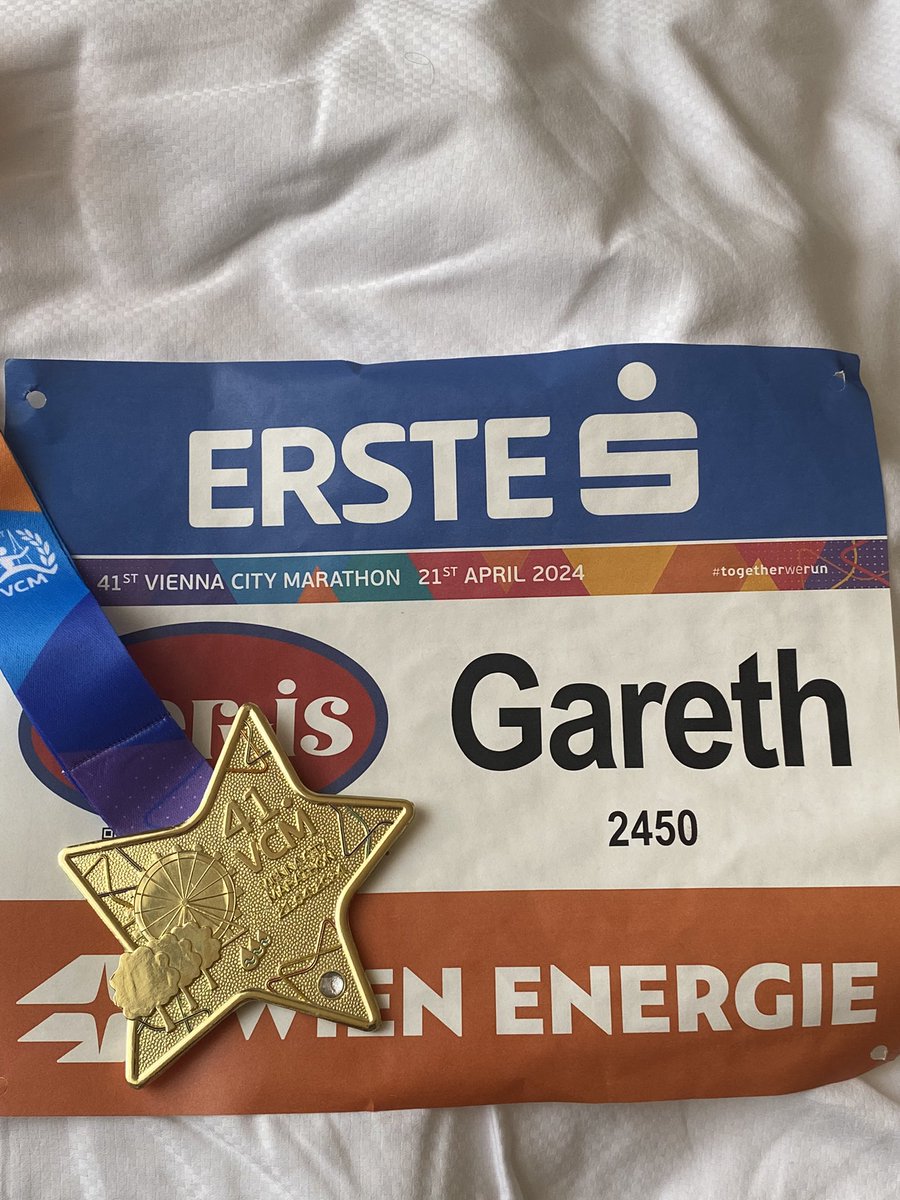 gee_taylor's tweet photo. Marathon number 40 in the bag. Vienna is an amazing city but wouldn’t rush back for the marathon.
Now to rehydrate 🍻🍻 https://t.co/1uMtJ6D5iC