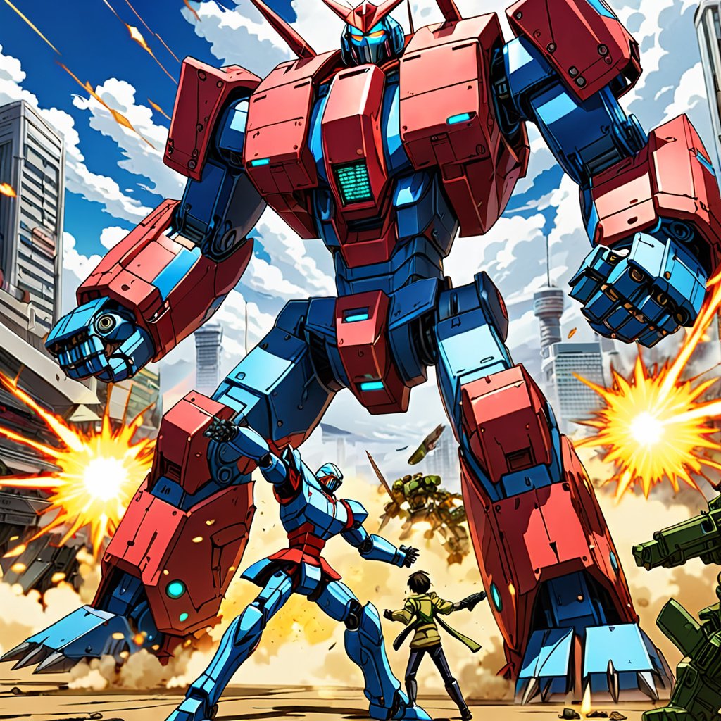 Iv37hCiz's tweet photo. とあるアニメの登場人物が、お腹を空かせ過ぎて胃が鳴った際に出した音があまりにも強烈だったため、その音だけで敵の巨大ロボットを倒してしまったという伝説がある。 https://t.co/r8jAX27DD6