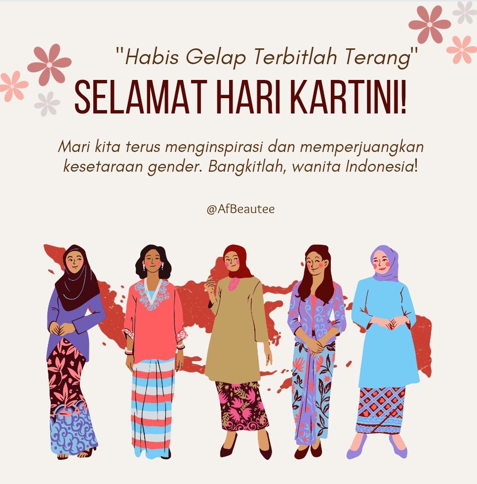 Kartini: Menginspirasi Kesetaraan Gender

Bergabunglah dalam perayaan Hari Kartini! Sambut Hari Kartini dengan semangat kesetaraan gender dan inspirasi perempuan tangguh Indonesia.

#HariKartini #Kartini #KesetaraanGender #PerempuanTangguh #IndonesiaMaju #AfBeautee