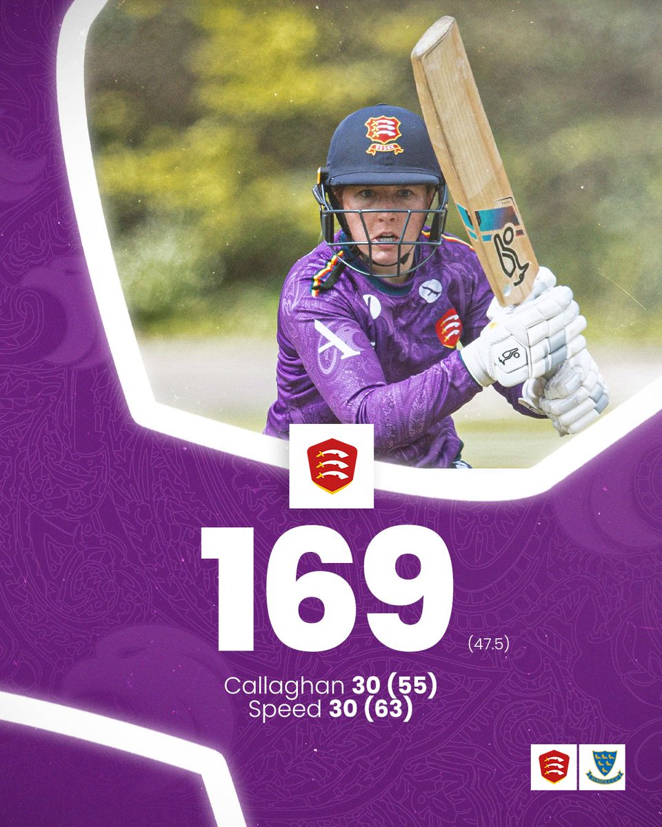 🥘 𝗛𝗮𝗹𝗳𝘄𝗮𝘆 𝗮𝘁 𝗙𝗲𝗹𝘀𝘁𝗲𝗱. We have posted 169 all out at the halfway point here at Felsted School, with Matilda Callaghan and Katherine Speed both hitting 30. Live scorecard 👉 tinyurl.com/3y22mc95 🦅 #FlyLikeAnEagle