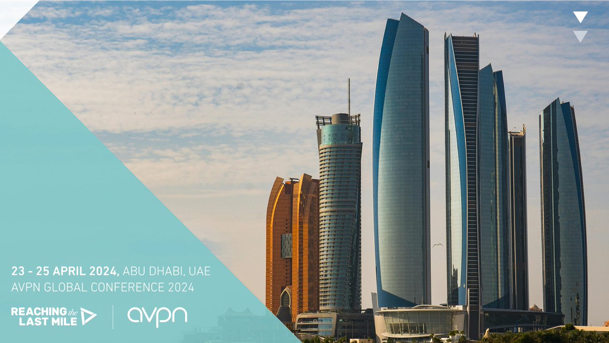 One day until the AVPN conference gets underway, bringing impact leaders from around the world to Abu Dhabi, and igniting new partnerships and action towards sustainable development in Asia. As a host sponsor, we look forward to seeing you there! #AVPN2024 | #OnAsiaOneFuture
