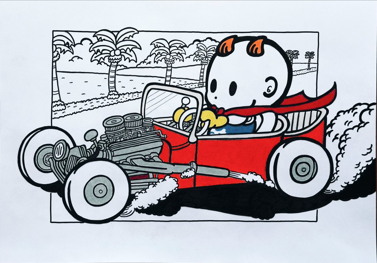 gachapedia's tweet photo. Hot Rod🏎️💨

#hodrod #hotrodart 
#gachapedia #illustration #toy #arttoy   #graphicdesign #characterdesign  #kawaii https://t.co/NMqOTmf00D