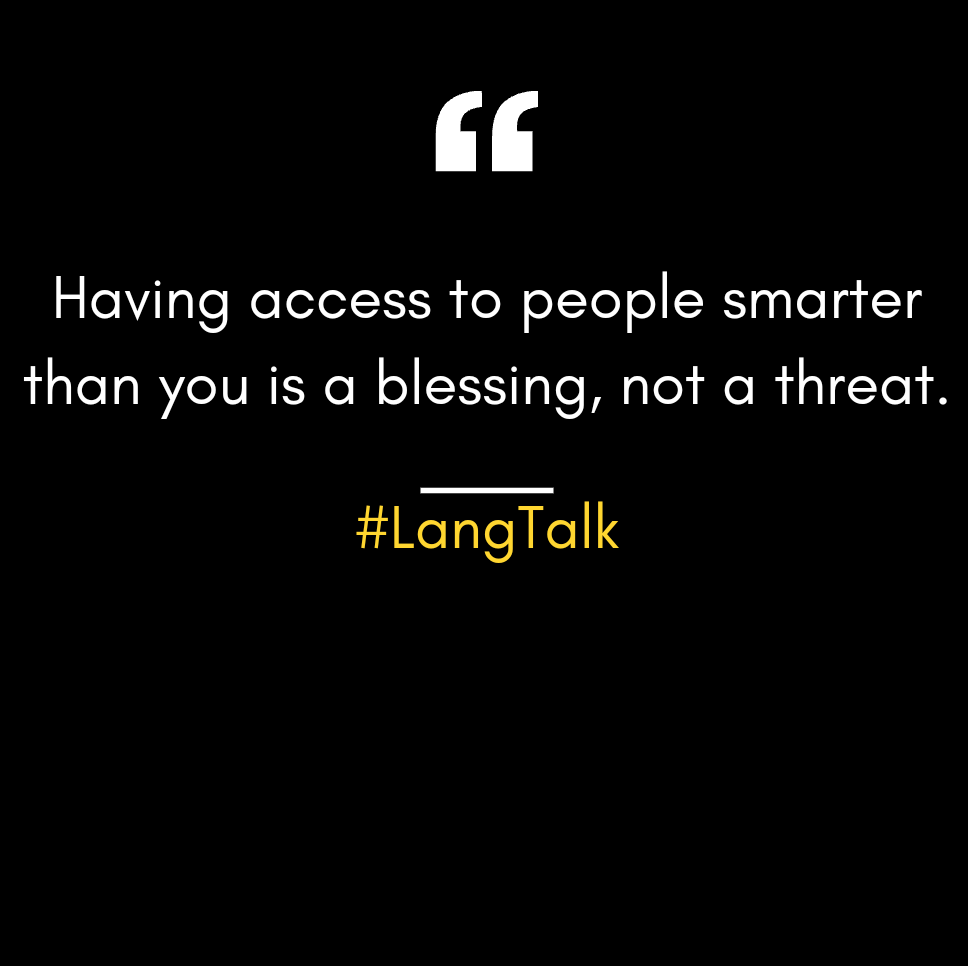 #Blessed #AccessToAssets #LangTalk