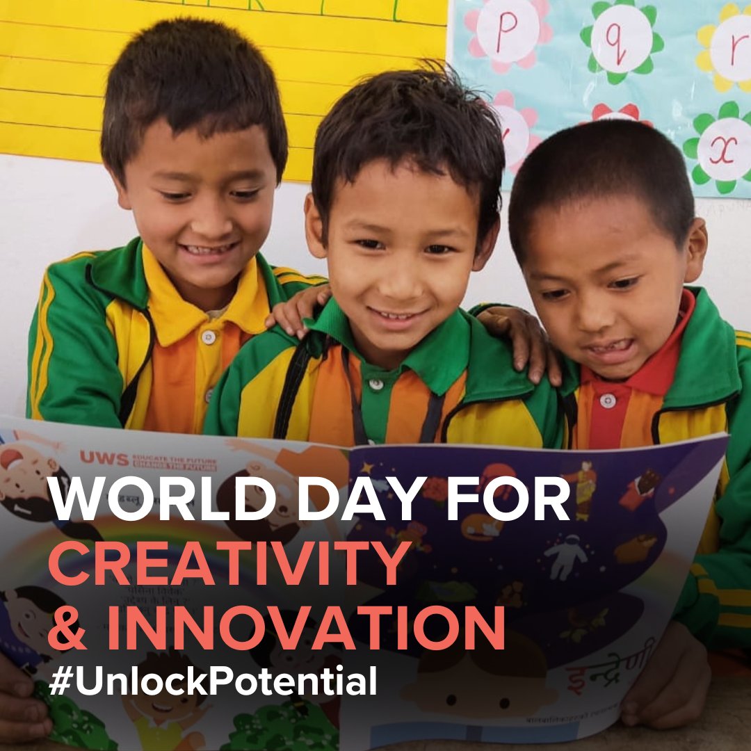 teamUWS's tweet photo. On #WorldCreativityDay, we're celebrating the power of imagination and its role in shaping a brighter future.

🎨#Creativity allows us to question and explore. It's the engine that drives #innovation and progress.

➡️See the incredible artwork in @UWSNepal's Students' Magazine. https://t.co/gIBJlV6jOV