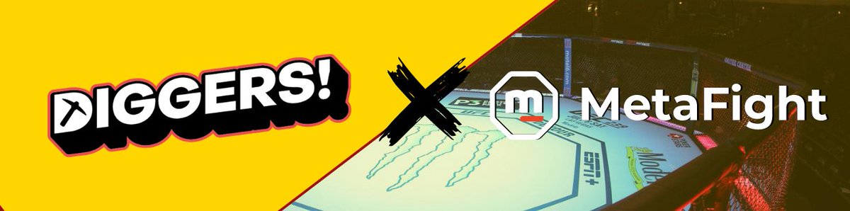 The DiggersDAO x <a href="/MetaFightOff/">MetaFight</a> ⛏️🥊

Nous avons le plaisir d'annoncer notre partenariat avec MetaFight !

Devenez un manager de MMA et collectionnez les NFTs de vos combattants préférés tout en gagnant des rewards (Airdrop à venir 💸) 

[1/12] ⬇️🧵