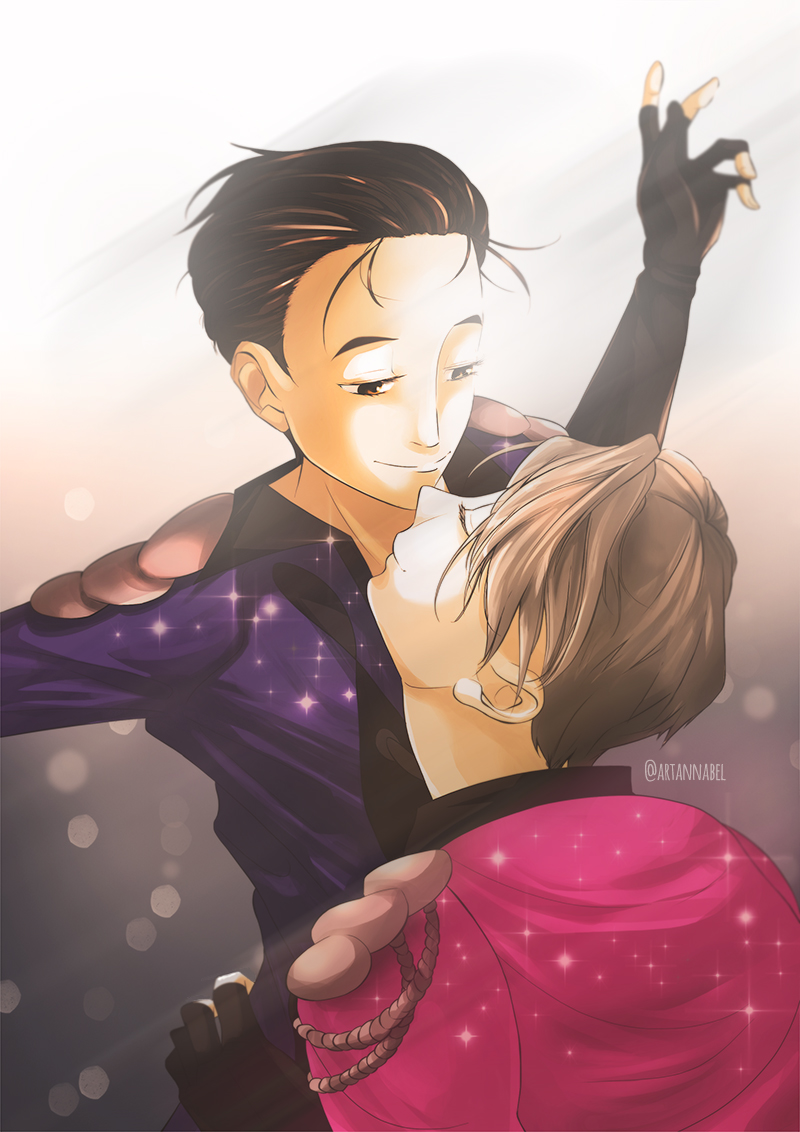 And so the story ends, forever on a happy note. *Salutes*😔
#YOI #YuriOnIce