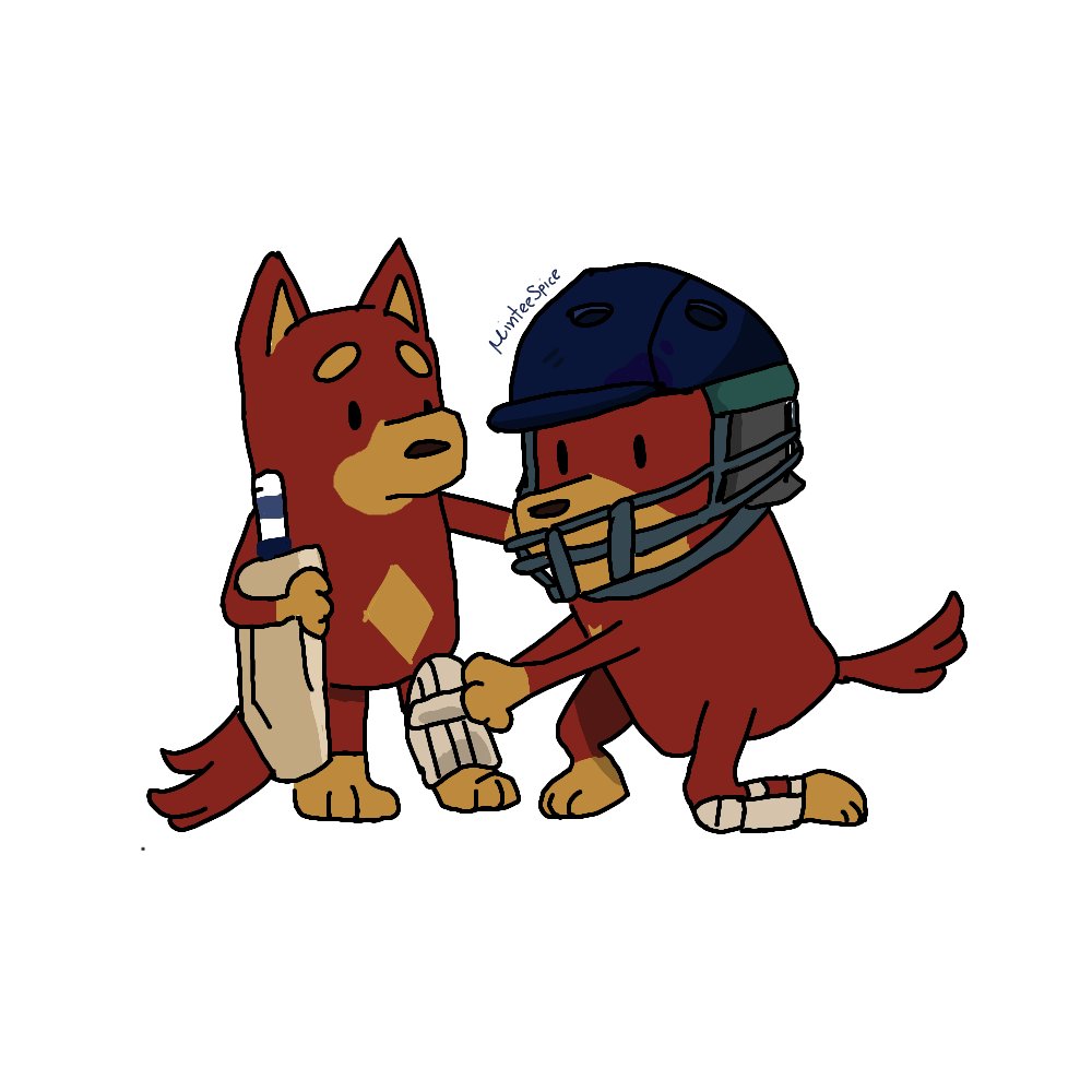 MinteeSpice's tweet photo. Siblings #fanart #Bluey https://t.co/eqpCjn2svM
