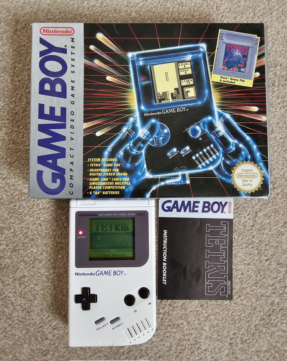 The Gameboy is now 35 years old. The first handheld console released in 1989. It had massive success and still has a big following. I still use mine. #gameboy #Nintendogameboy #handhelds #handheldgaming