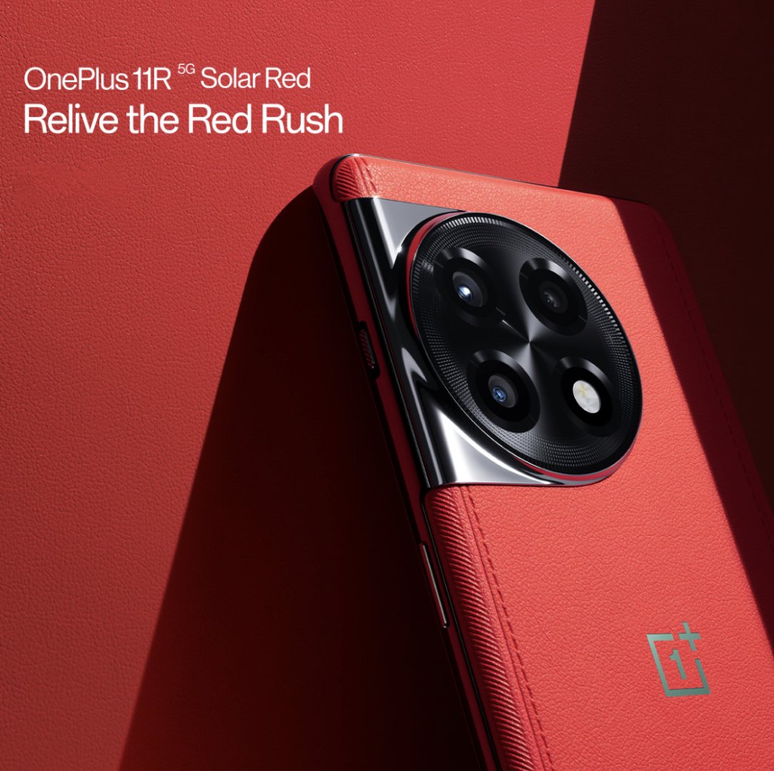 OnePlus 11R Solar Red variant launched with 8 GB RAM, 128 GB storage for ₹35,999 #OnePlus11R