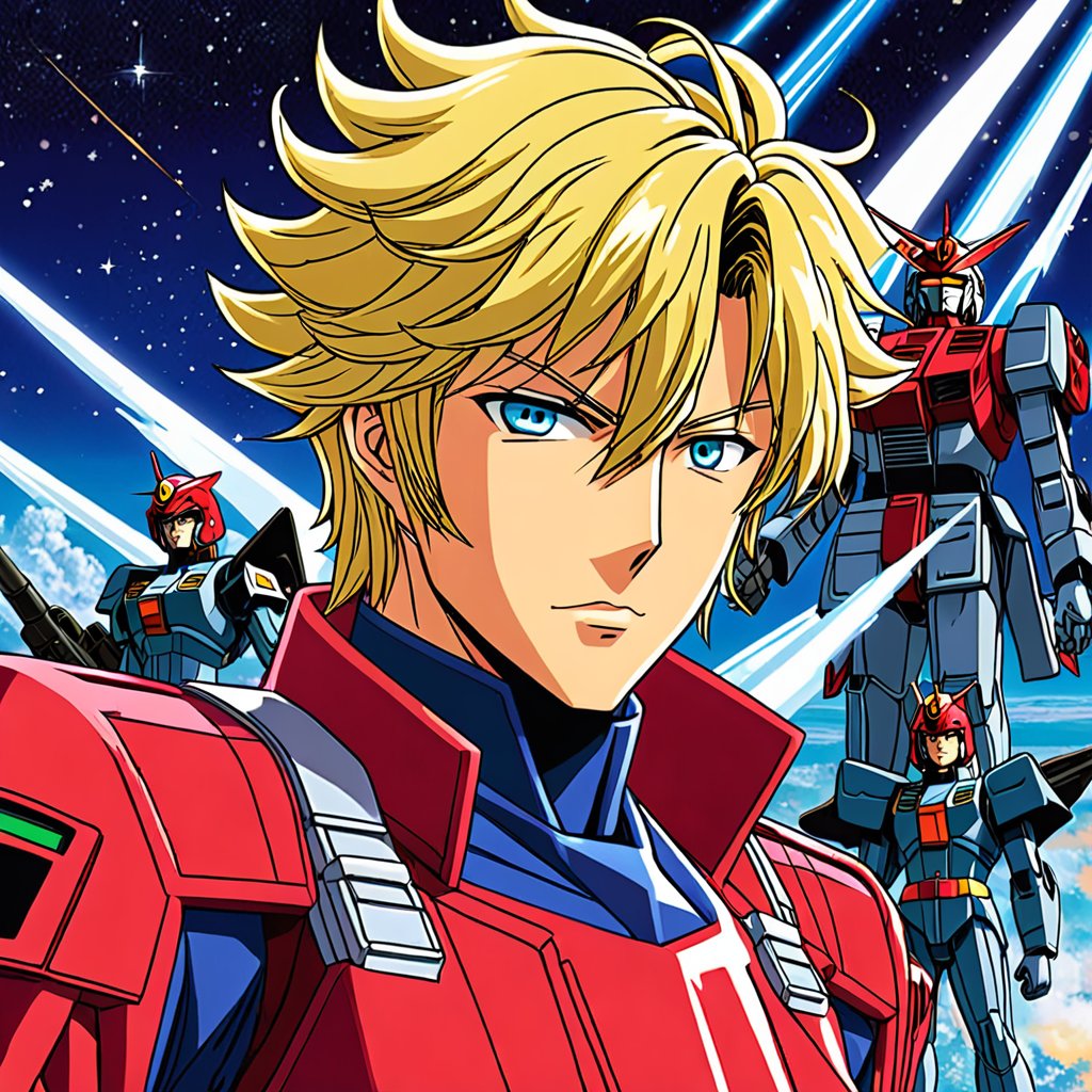 KateTafur28's tweet photo. 『機動戦士ガンダム』で、ガンダムのパイロットであるアムロ・レイがシャア・アズナブルに向かって発した「赤い彗星ってのは伊達じゃなかったぜ」という有名なセリフがあるが、実はこれは当初「イカした赤い彗星」という台詞だった。しかし、声優の古谷徹が収録時に「イカした」という言い方が気に入らず、アドリブで「伊達じゃなかった」に変更したという逸話がある。