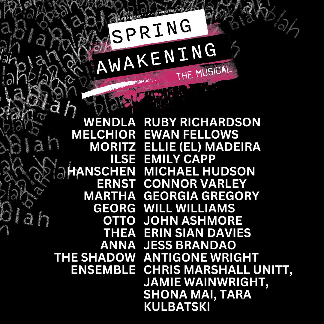 Thank you to everyone who auditioned for #SpringAwakening yesterday, we were overwhelmed by the level of talent! 🌷

Congratulations to our cast, we can’t wait to start rehearsals next week. 

Tickets will be available soon via The Montgomery website. 

#sheffieldissuper #musical
