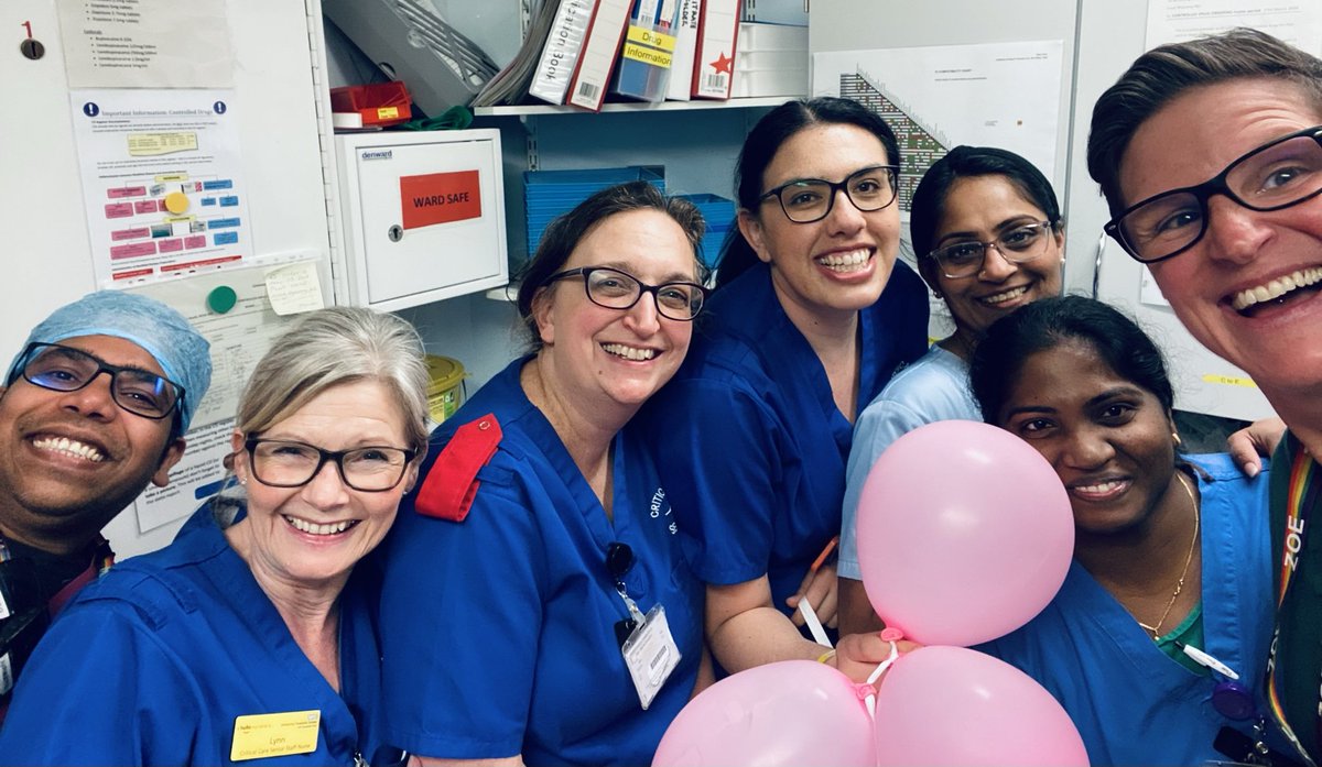 The lovely PRH team! We are celebrating the fabulous achievements of one of our long stay patients this weekend! With good team work and patient determination….. anything is possible!